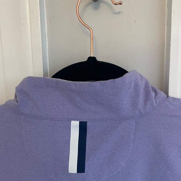 Rhoback Lavender Quarter-Zip Performance Top - Picture 4 of 7